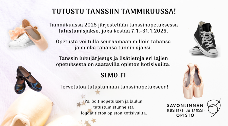 TANSSIN TUTUSTUMISJAKSO 7.-31.1.25