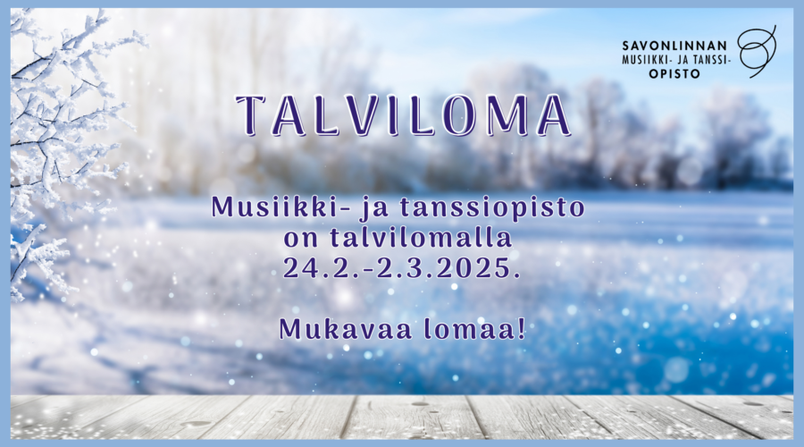 OPISTON TALVILOMA 24.2.-2.3.